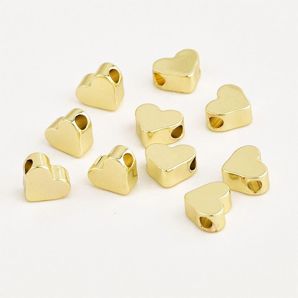 Glossy Heart Love Dainty 18K Gold Pendant Necklace For Women Bulk