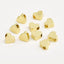 Glossy Heart Love Dainty 18K Gold Pendant Necklace For Women Bulk
