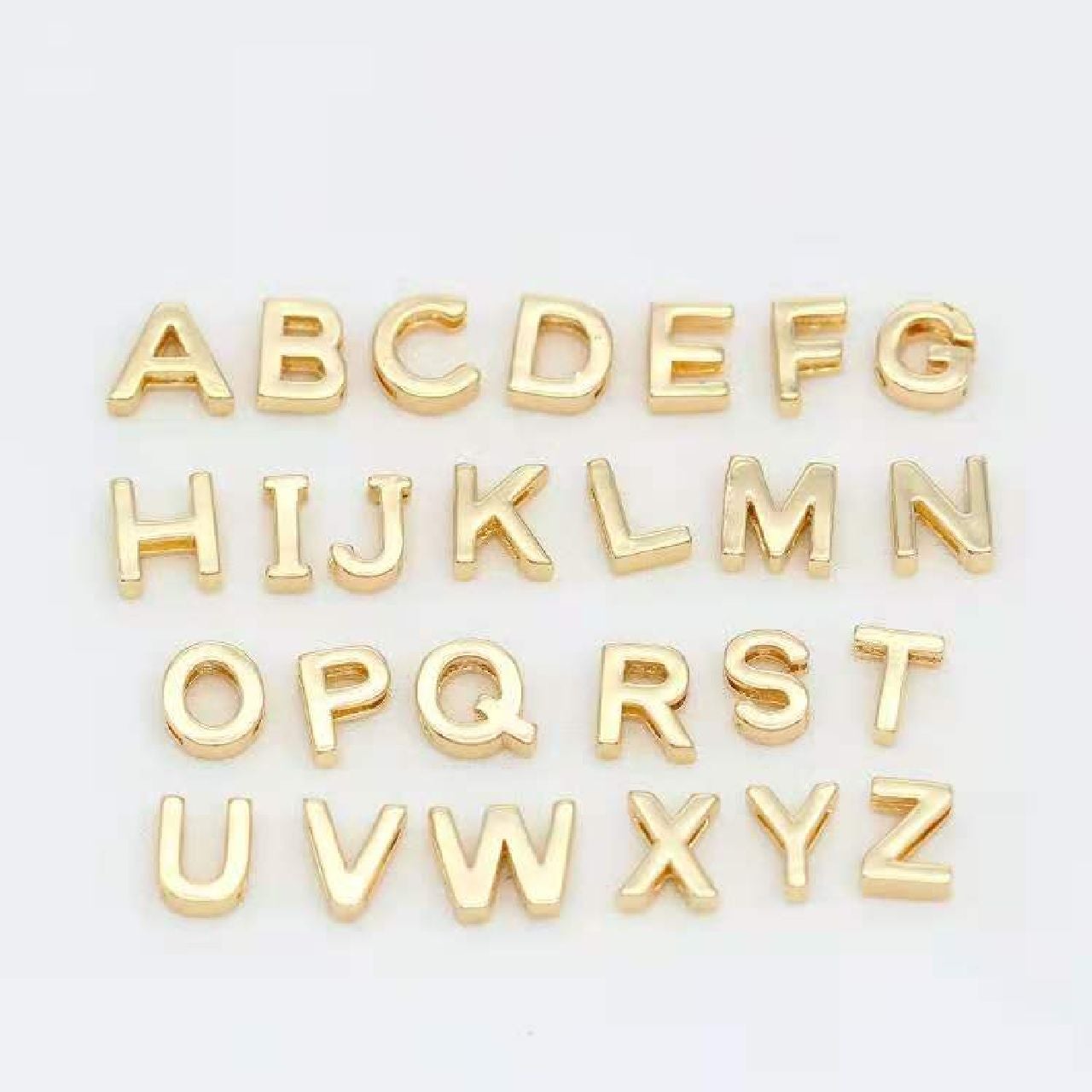 Initial Alphabet Letter Gold Charm Birthday Gifts Women Girls Main image