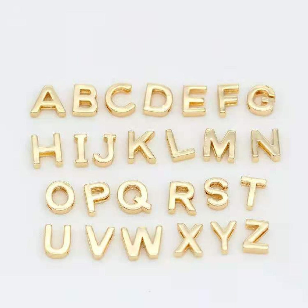 Initial Alphabet Letter Gold Charm Birthday Gifts Women Girls