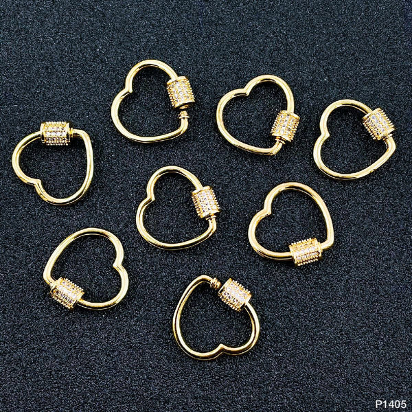 Heart Gold Copper Charm For Women Bulk Main image