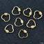 Heart Gold Copper Charm For Women Bulk