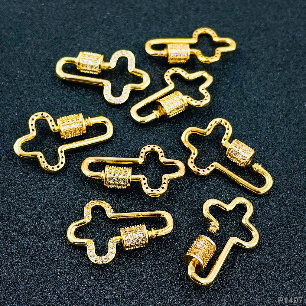 Cross Gold Copper Charm For Women Bulk