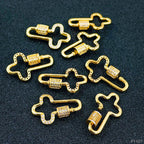 Cross Gold Copper Charm For Women Bulk