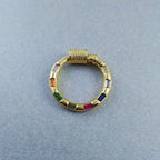 Rainbow Round Gold Copper Charm For Women Bulk