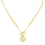Heart Toggel Link Chain Necklace Pendant Chain Bulk