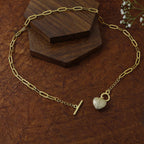 Heart Toggel Link Chain Necklace Pendant Chain Bulk
