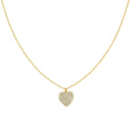 American Diamond Heart Necklace Pendant Chain Bulk