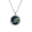 Round Silver Photo Necklace Pendant Chain Bulk