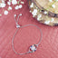 Evil Eye Blue Silver Cubic Zirconia Slider Adjustable Bracelet Bulk