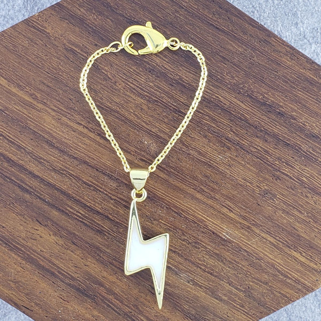 Lightning White Gold Slim Link Chain Watch Charm For Women Bulk