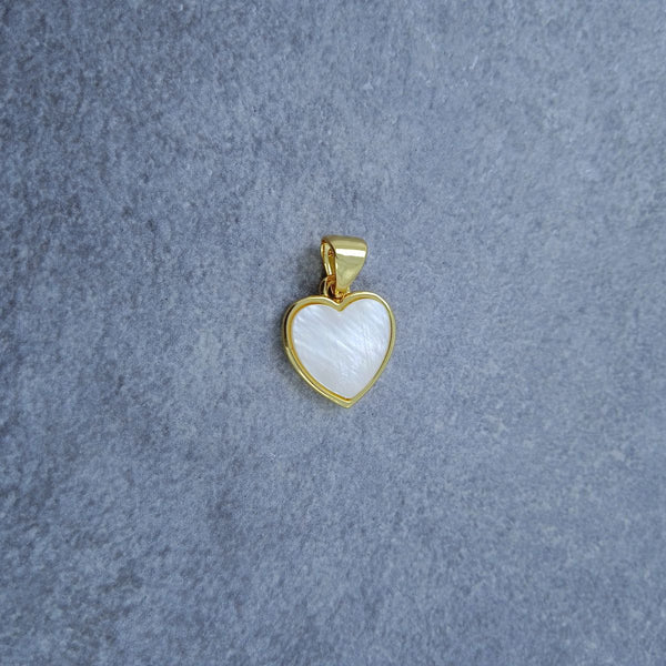 Heart Gold White Copper Charm For Women Bulk Main image