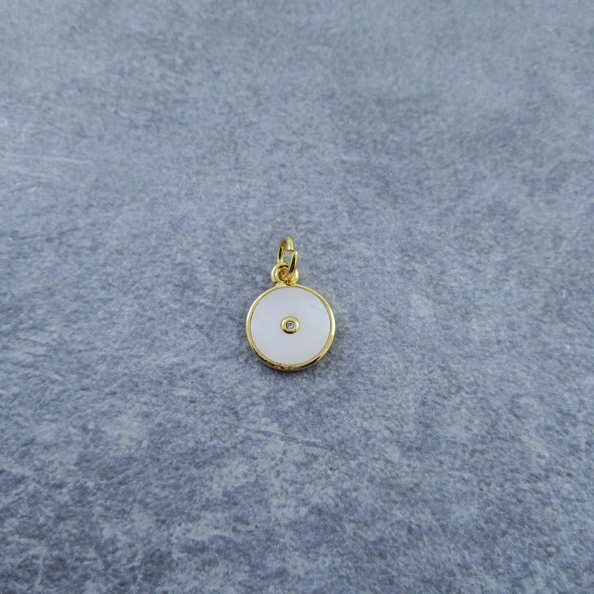 Round Gold White Copper Charm For Women Bulk Main image