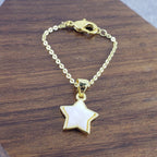 Star White Gold Slim Link Chain Watch Charm For Women Bulk
