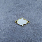 Hamsa Gold White Copper Charm For Women Bulk