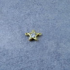 Star Gold Zircon Copper Charm For Women Bulk