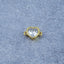 Heart Gold Zircon Copper Charm For Women Bulk