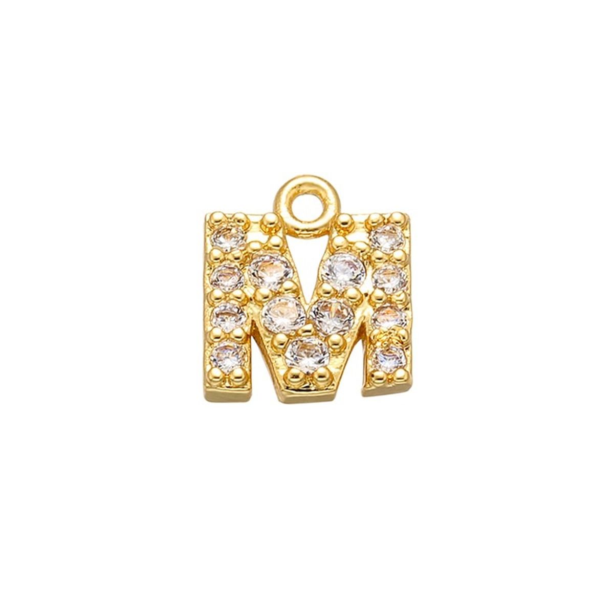Small Initial Alphabets B Letter Ad American Diamond Gold Pendant For Women