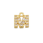 Small Initial Alphabets B Letter Ad American Diamond Gold Pendant For Women