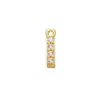 Small Initial Alphabets B Letter Ad American Diamond Gold Pendant For Women