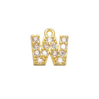 Small Initial Alphabets B Letter Ad American Diamond Gold Pendant For Women