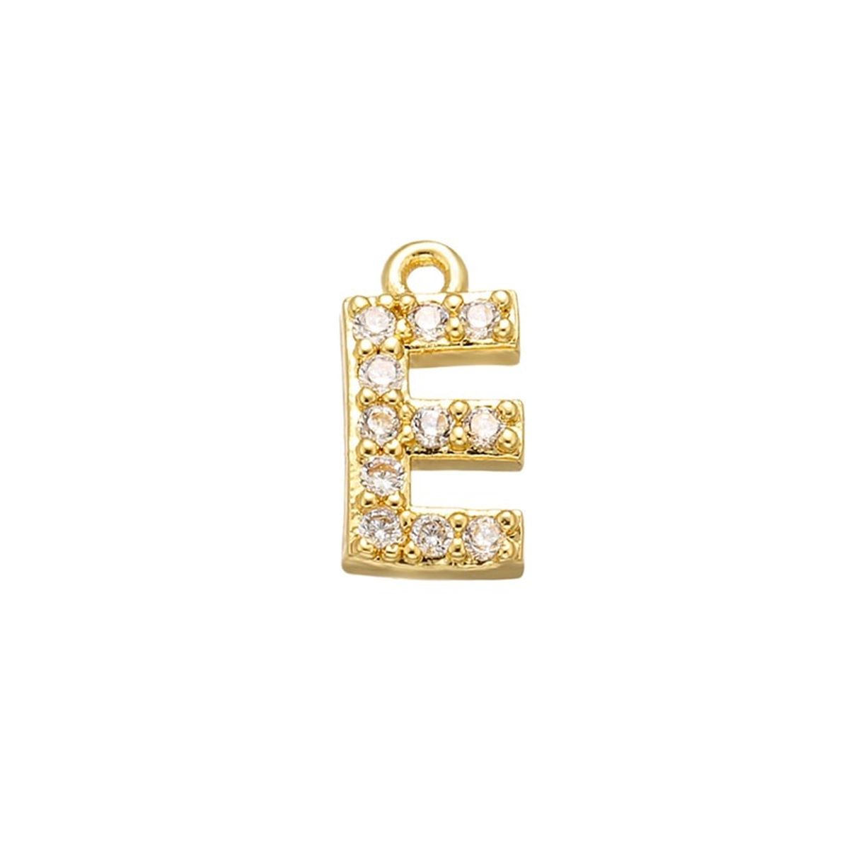 Small Initial Alphabets B Letter Ad American Diamond Gold Pendant For Women
