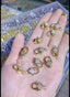 Clover Lobster Gold Zircon Copper Charm For Women Bulk