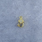 Clover Lobster Gold Zircon Copper Charm For Women Bulk