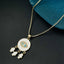 Copper With CZ Enamel White Gold Evil Eye Pendant Girls Bulk
