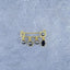 Hamsa Safety Pin Gold Black Enamel Copper Charm For Women Bulk
