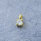 Solitaire Gold White Copper Charm For Women Bulk