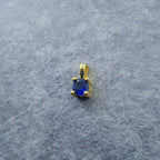 Solitaire Gold Blue Copper Charm For Women Bulk