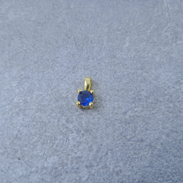 Solitaire Gold Blue Copper Charm For Women Bulk Secondary image