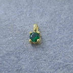 Solitaire Gold Green Copper Charm For Women Bulk