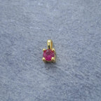 Solitaire Gold Maroon Red Copper Charm For Women Bulk