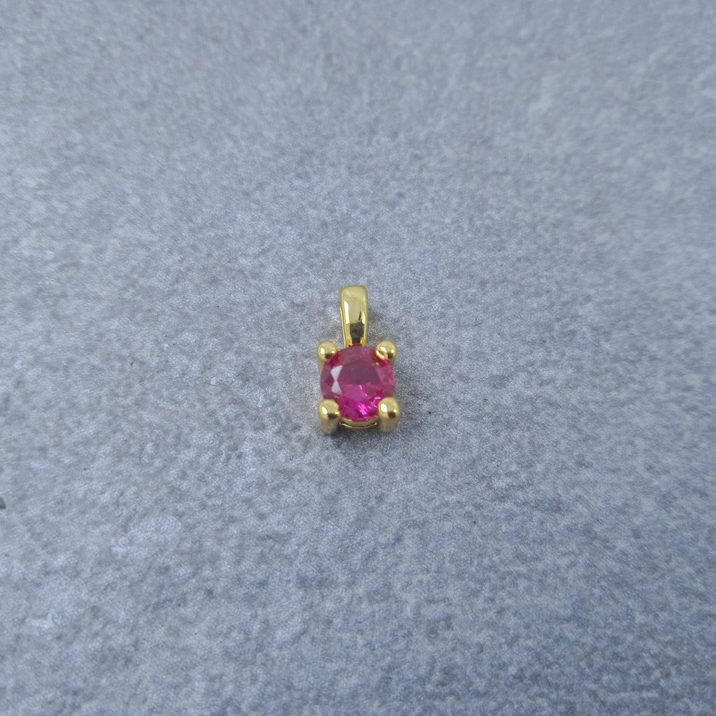 Solitaire Gold Maroon Red Copper Charm For Women Bulk