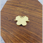 Abalone Butterfly Gold Zircon Copper Charm For Women Bulk