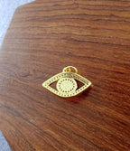 Oval-Evil-Eye-Gold-Zircon-Copper-Charm-For-Women-Girl Bulk