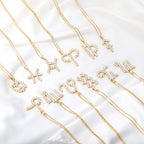 Tiny Zodiac Sign Aries Necklace Pendant Chain Bulk