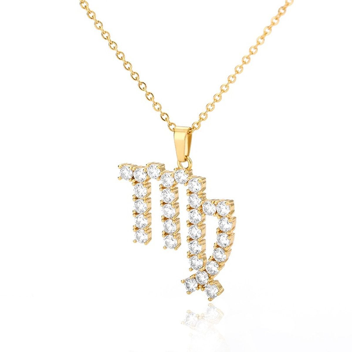Tiny Zodiac Sign Aries Necklace Pendant Chain Bulk