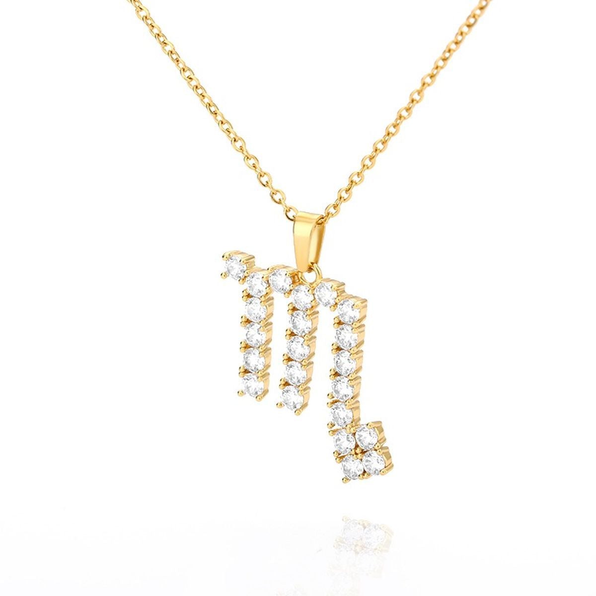Tiny Zodiac Sign Aries Necklace Pendant Chain Bulk