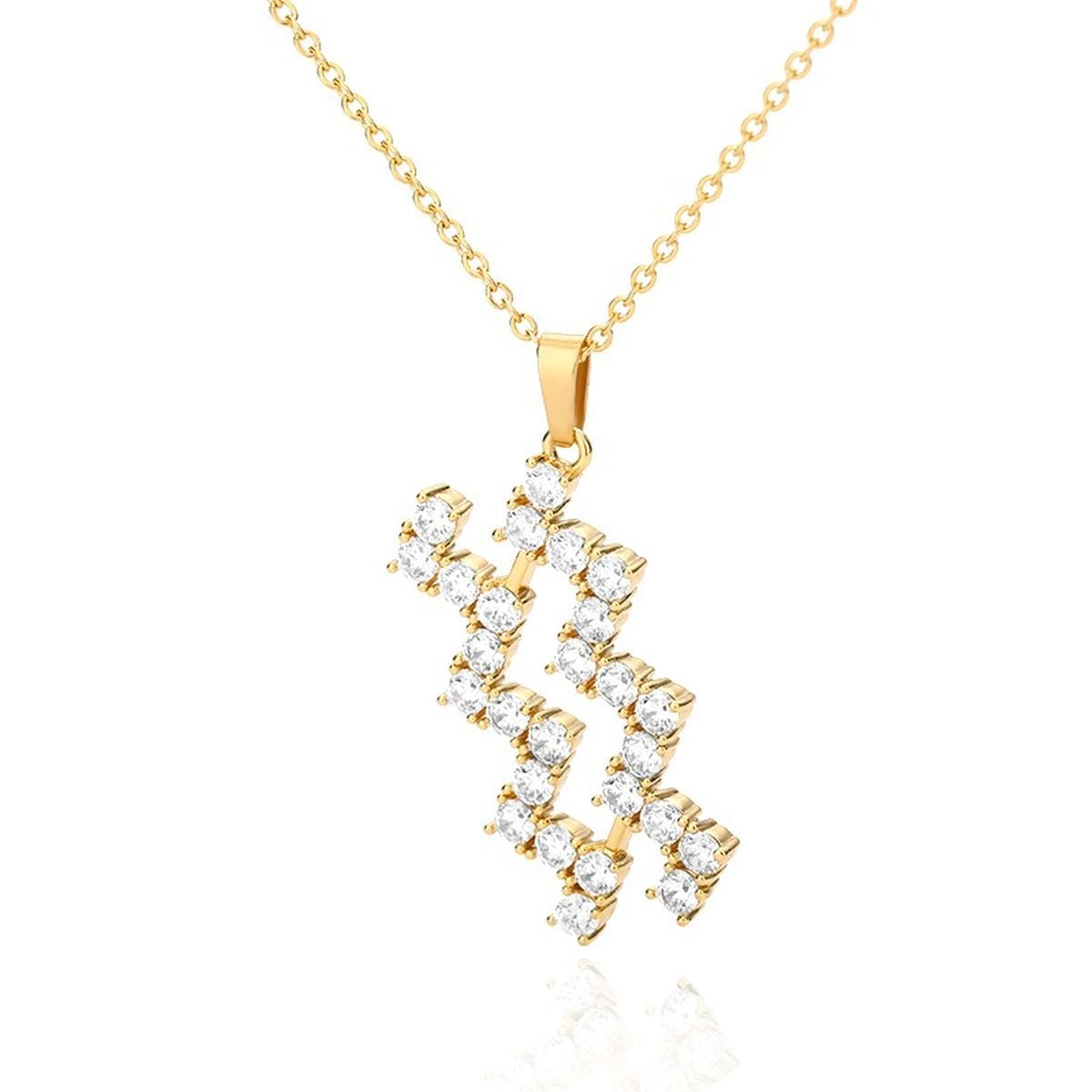 Tiny Zodiac Sign Aries Necklace Pendant Chain Bulk
