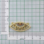 Evil Eye Gold Zircon Copper Charm For Women Bulk