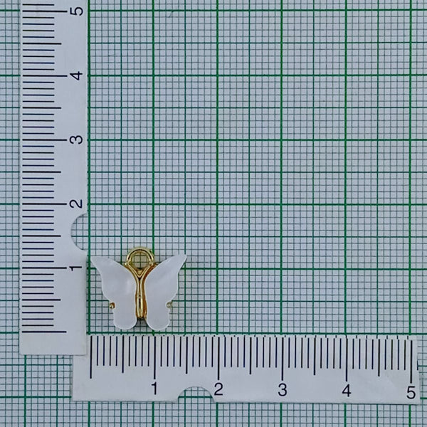 Butterfly White Gold Pendant Centre Pcs For Women Bulk Secondary image