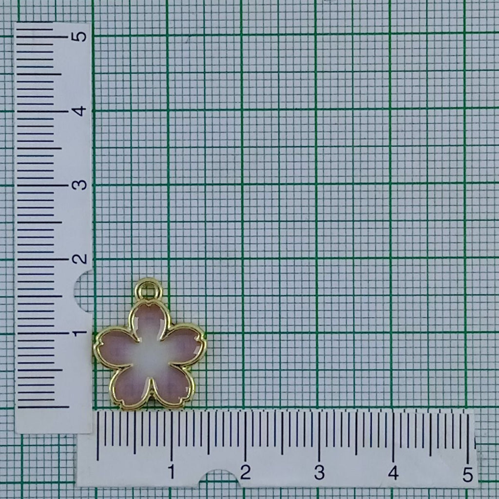 Flower Brass Green Gold Pendant Chain Necklace For Women Bulk