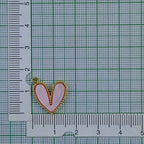 Heart Brass Light Pink Gold Pendant Centre Pcs Women Bulk