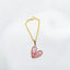 Alloy Heart Watch Charm For Women Gold Pink Bulk