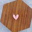 Heart Brass Pink Gold Pendant Centre Pcs For Women Bulk
