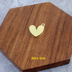 Heart Brass Pink Gold Pendant Centre Pcs For Women Bulk