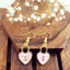 Lock Pink Gold Drop Earring Pair For Women Bulk